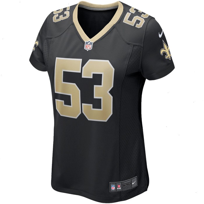 Zack Baun New Orleans Saints Nike Women's Game Jersey - Black