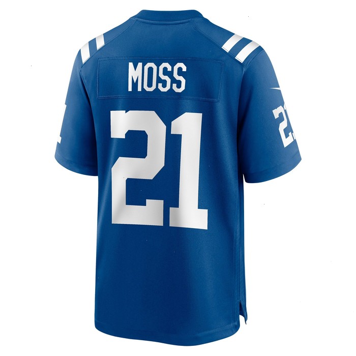 Zack Moss Indianapolis Colts Nike Game Player Jersey - Royal