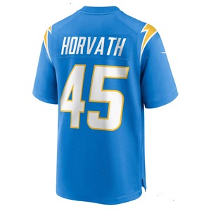 Zander Horvath Los Angeles Chargers Nike Game Jersey - Powder Blue