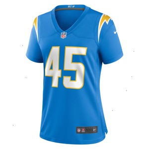 Zander Horvath Los Angeles Chargers Nike Women's Game Jersey - Powder Blue