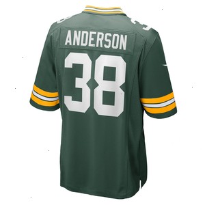 Zayne Anderson Green Bay Packers Nike Team Game Jersey - Green