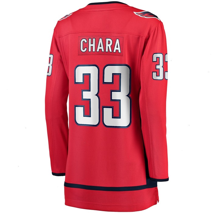 Zdeno Chara Washington Capitals Fanatics Branded Women's Home Breakaway Player Jersey - Red