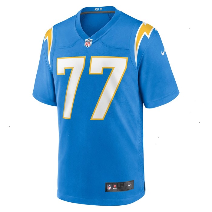 Zion Johnson Los Angeles Chargers Nike Player Game Jersey - Powder Blue