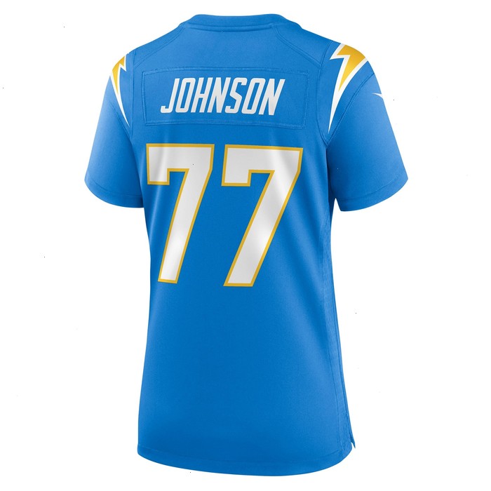 Zion Johnson Los Angeles Chargers Nike Women's Player Game Jersey - Powder Blue