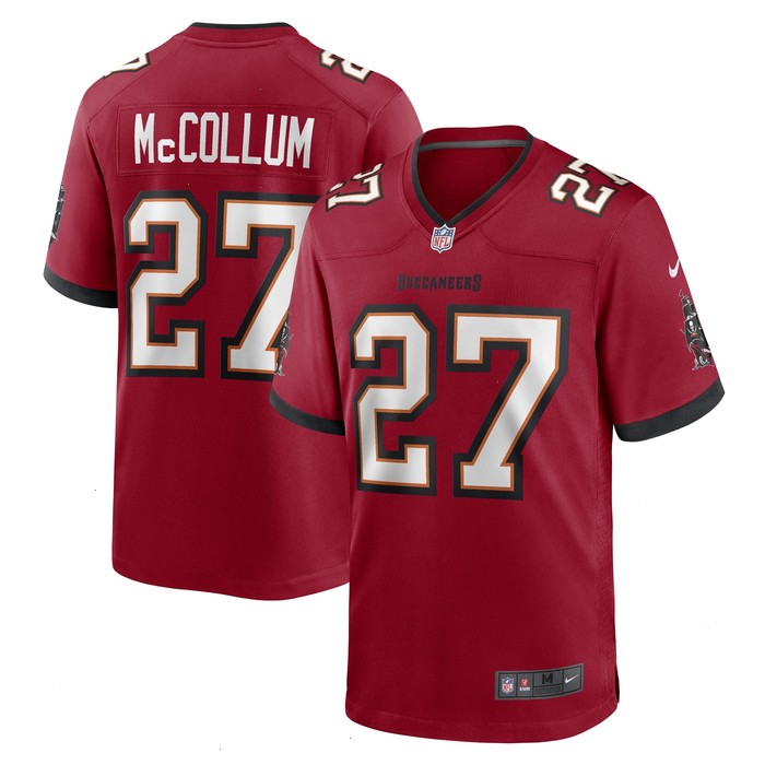 Zyon McCollum Tampa Bay Buccaneers Nike Game Player Jersey - Red