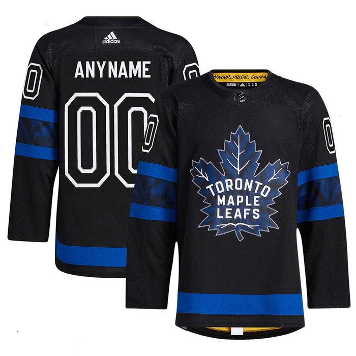 adidas Authentic Toronto Maple Leafs x drew house Alternate Custom Jersey - Black